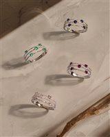 Fabriano - Piazza del Comune 25 - Anillo Bliss Mujer Bl via lattea in Oro blanco Zaffiro 0.39 Ct 20109700 - 20109700